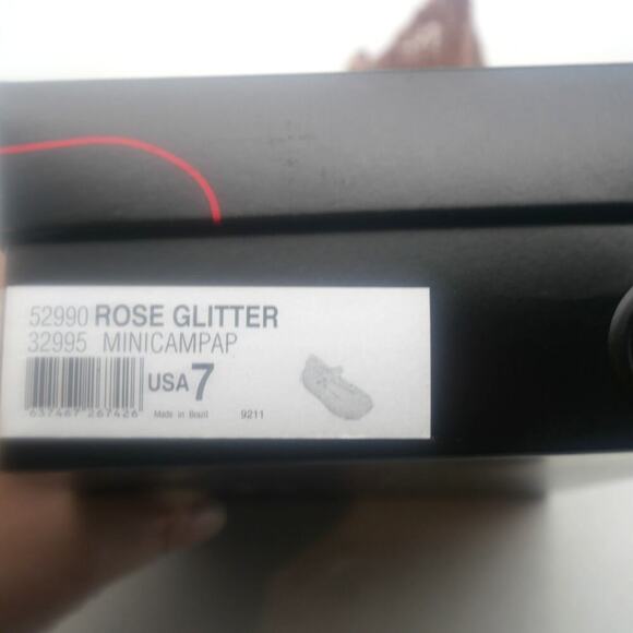 NEW Mini Melissa Rose Glitter Campana Mary Jane Shoes Sandals Toddler Girls 7 - Picture 13 of 13